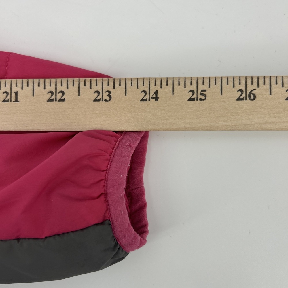 Browning Puffer Jacket Coat Women's Large Pink Gray Quilted Wind Water Resistant - Picture 9 of 12